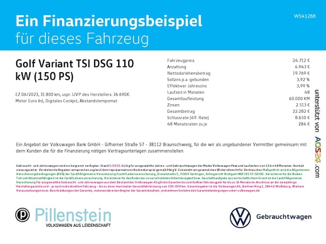 Volkswagen Golf Business DSG Variant