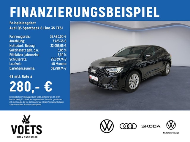 Audi Q3 35 TFSI S-Line S-Tronic Sportback