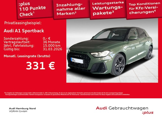 Audi A1 30 TFSI S-Line S-Tronic Sportback