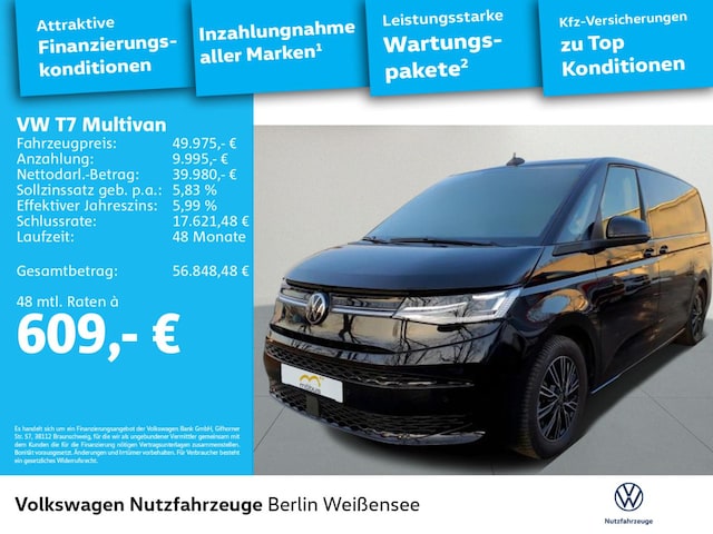 Volkswagen Multivan 2.0 TSI DSG Lang Life T7