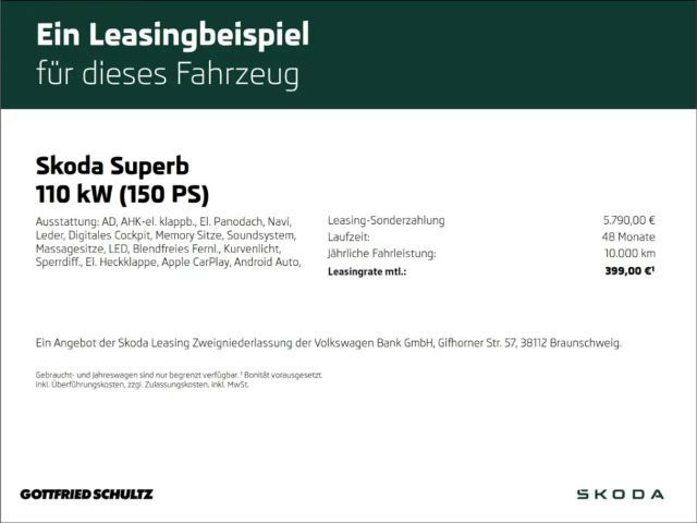 Skoda Superb 2.0 TDI Combi