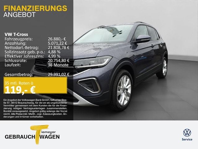 Volkswagen T-Cross 1.0 TSI DSG Life