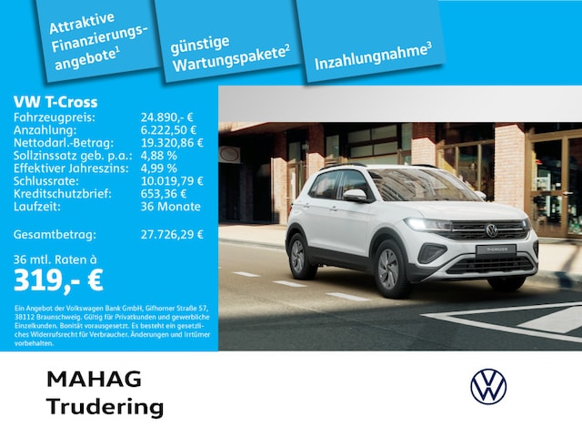 Volkswagen T-Cross 1.0 TSI DSG Life