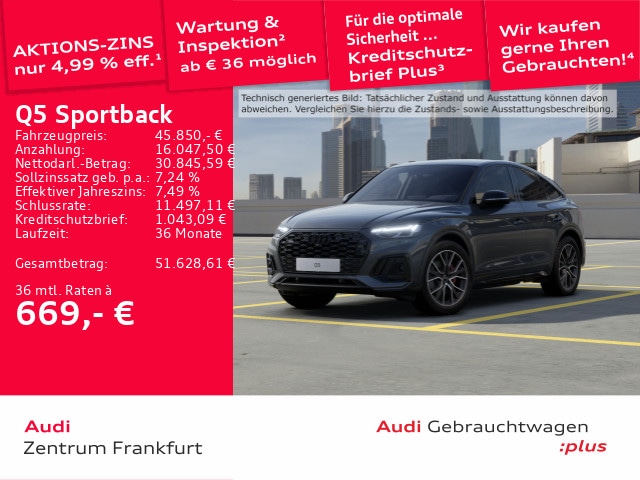 Audi Q5 40 TDI Quattro S-Tronic Sportback