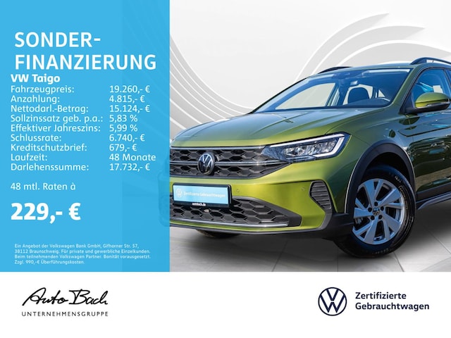 Volkswagen Taigo 1.0 TSI