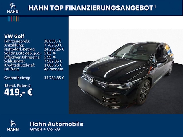 Volkswagen Golf 1.5 eTSI DSG Golf VIII