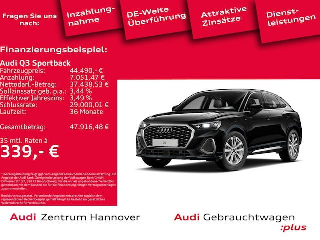 Audi Q3 35 TDI S-Line S-Tronic Sportback