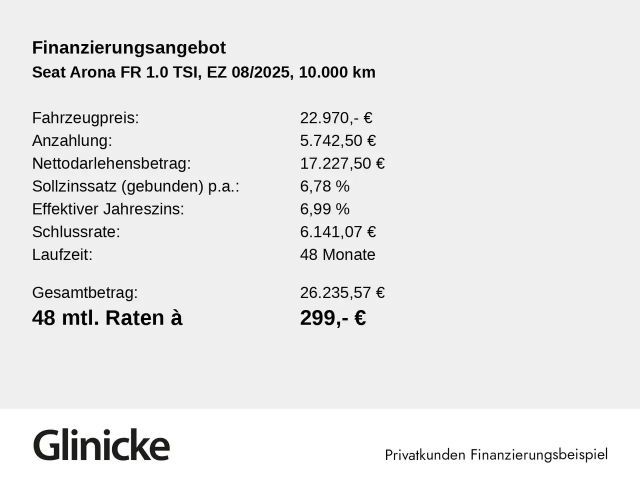 Seat Arona 1.0 TSI FR-lijn