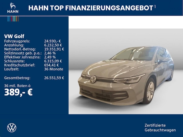 Volkswagen Golf 1.5 TSI Golf VIII Life