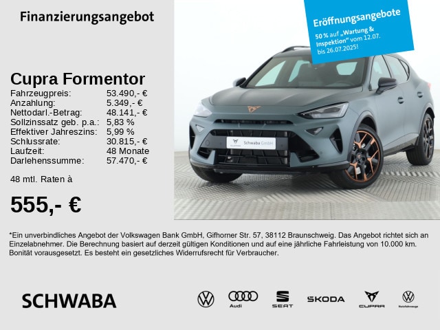 Cupra Formentor 2.0 TSI VZ