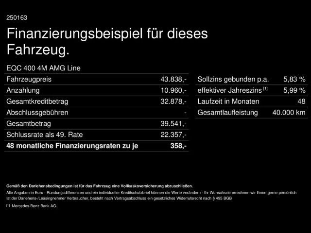 Mercedes-Benz EQC 400 4MATIC AMG Line
