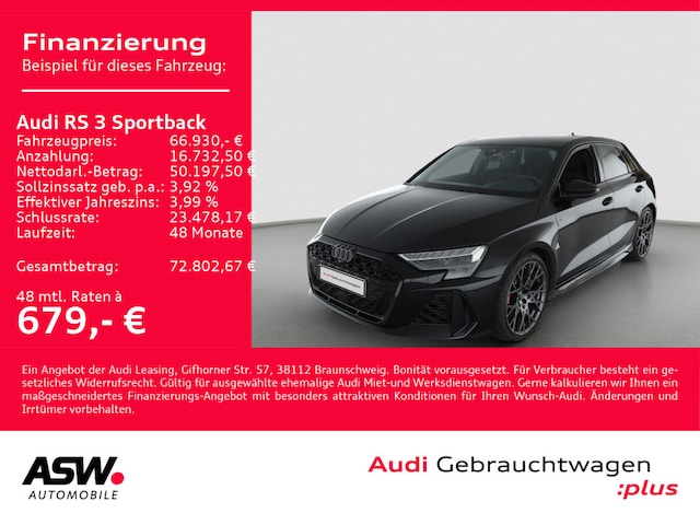 Audi RS3 Quattro S-Tronic Sportback