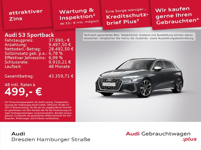 Audi S3 Quattro S-Tronic Sportback