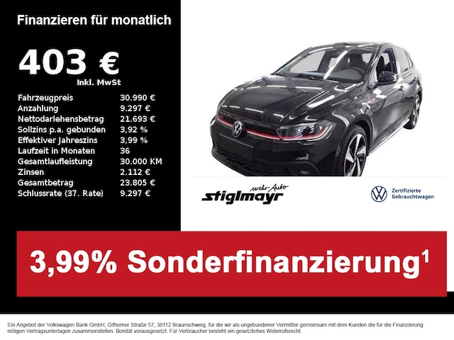 Volkswagen Polo 2.0 TSI DSG GTI IQ.Drive Sport