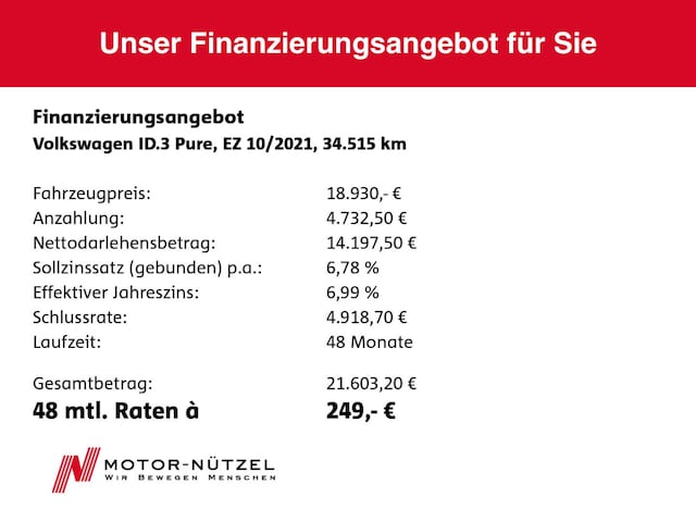 Volkswagen ID.3 Performance Pure