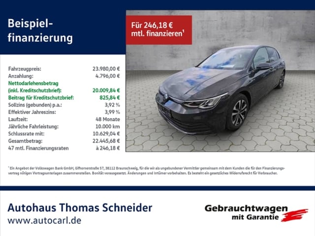 Volkswagen Golf 1.5 eTSI DSG Golf VIII