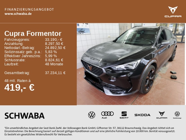 Cupra Formentor 2.0 TSI 4Drive DSG VZ