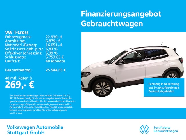 Volkswagen T-Cross 1.0 TSI DSG