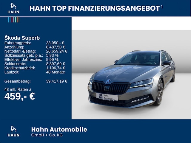 Skoda Superb 2.0 TDI Combi Sportline