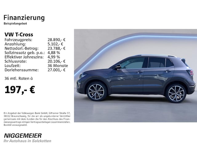 Volkswagen T-Cross 1.0 TSI DSG Style