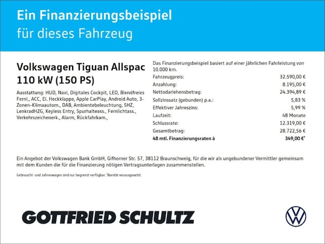 Volkswagen Tiguan 1.5 TSI Allspace DSG Life