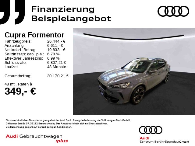 Cupra Formentor 1.4 DSG VZ e-Hybrid