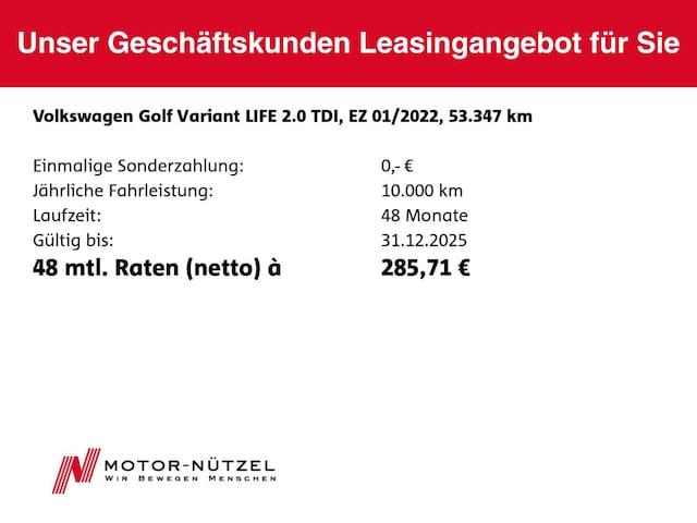Volkswagen Golf 2.0 TDI DSG Golf VIII Variant