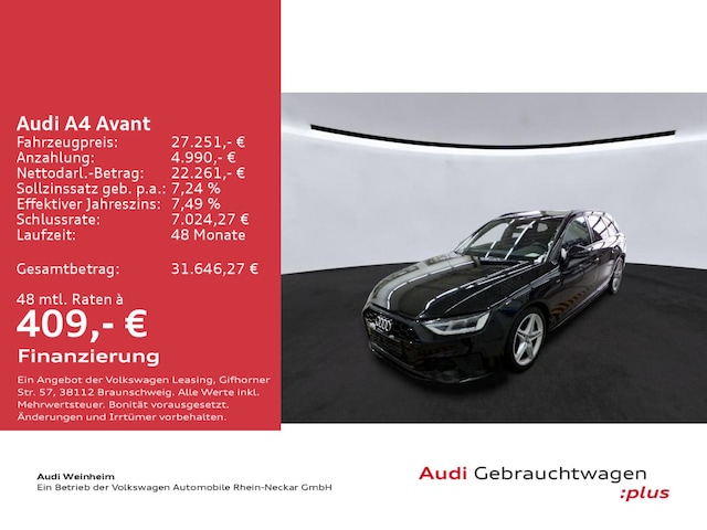 Audi A4 40 TDI Avant S-Tronic