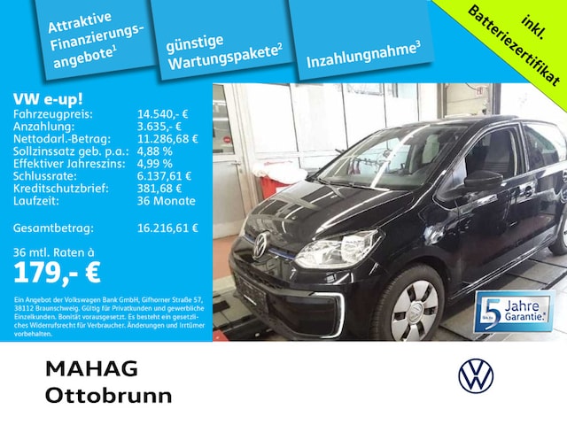 Volkswagen e-up! e-up! StylePlus CCS Maps+MoreDock  Sitzhz. Tempomat