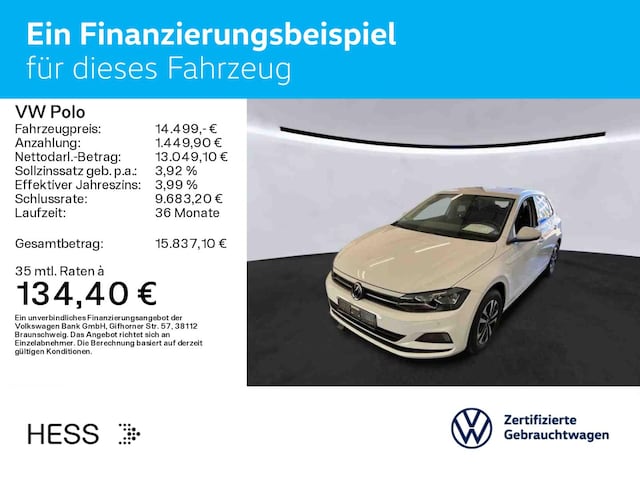 Volkswagen Polo Polo 1.0 UNITED*NAVI*KAMERA*SHZ*LM*CLIMATRONIC*PDC