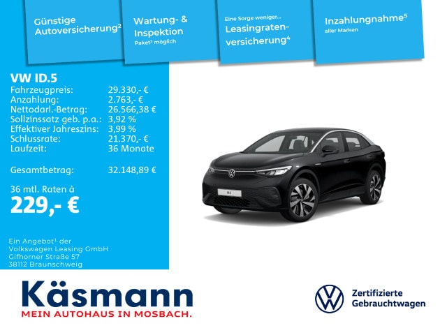 Volkswagen ID.5 77 KWh Pro