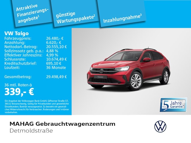 Volkswagen Taigo 1.5 TSI DSG Move