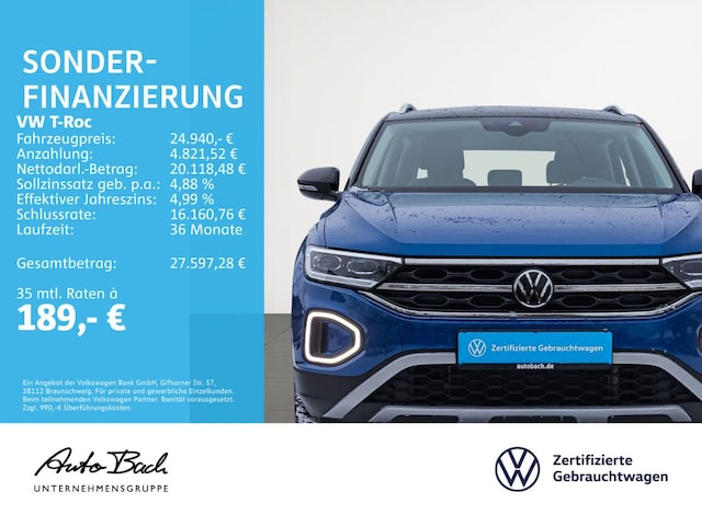 Volkswagen T-Roc 1.5 TSI DSG Pro Style
