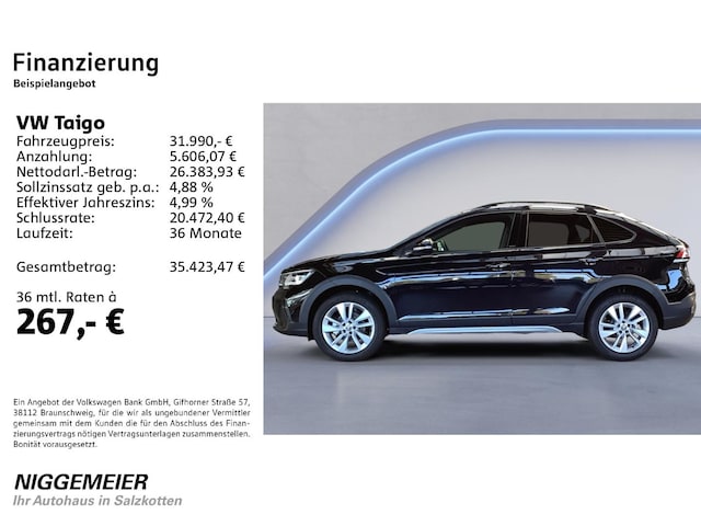 Volkswagen Taigo 1.0 TSI DSG Move