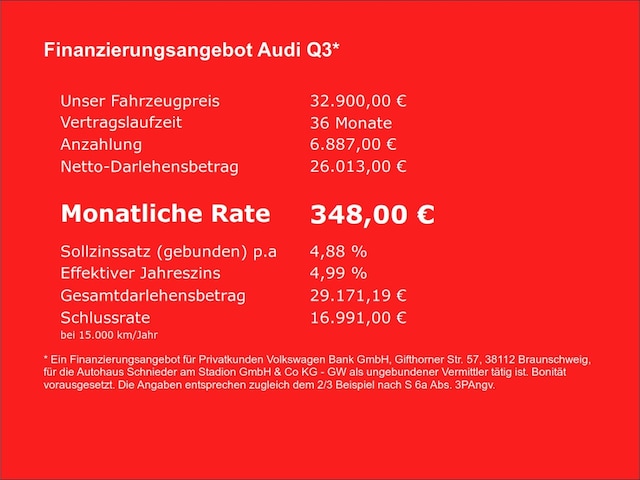 Audi Q3 35 TFSI S-Tronic Sportback
