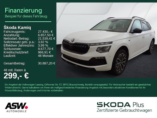 Skoda Kamiq 1.5 TSI Selection Tour