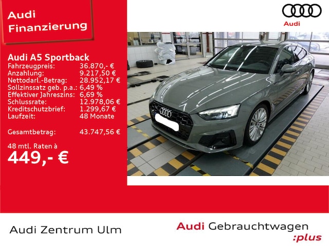 Audi A5 50 TDI Quattro Sportback