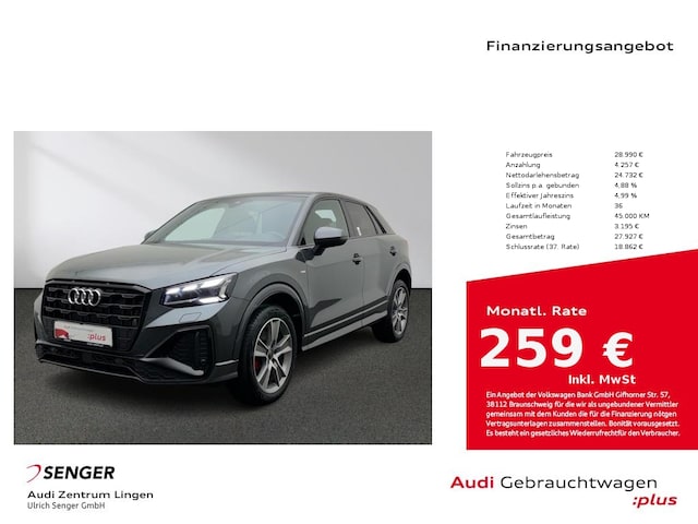 Audi Q2 35 TFSI S-Line S-Tronic