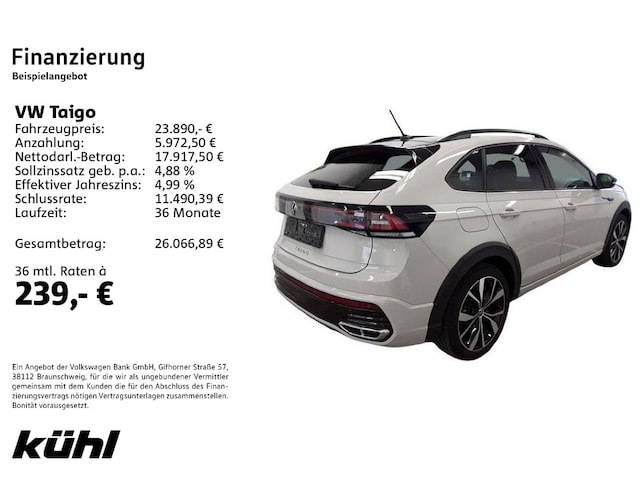 Volkswagen Taigo 1.0 TSI R-Line