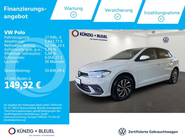 Volkswagen Polo 1.0 TSI Life