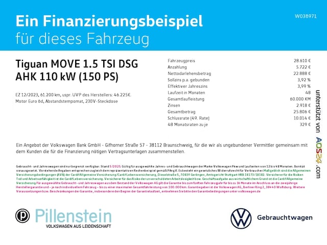 Volkswagen Tiguan 1.5 TSI DSG Move