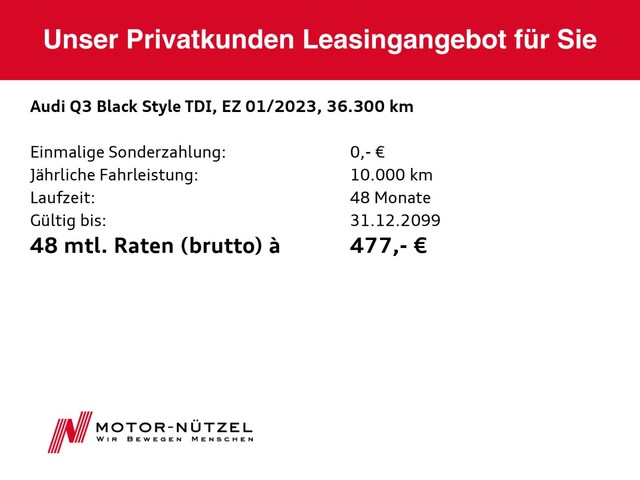 Audi Q3 35 TDI S-Tronic