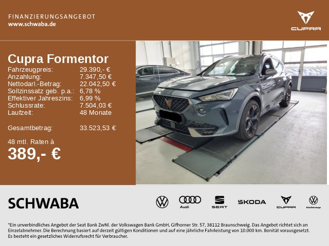 Cupra Formentor 2.0 TSI DSG VZ