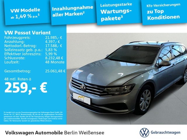 Volkswagen Passat 2.0 TDI DSG Variant