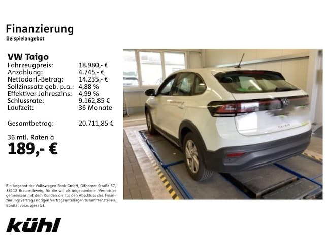 Volkswagen Taigo 1.0 TSI Life