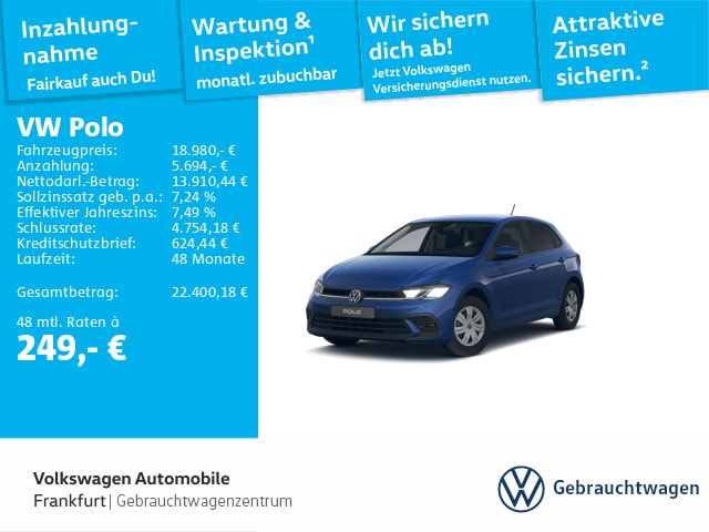 Volkswagen Polo Polo 1.0 Basis FrontAssist LED DAB+