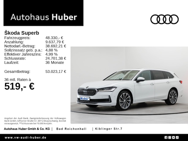 Skoda Superb 2.0 TSI 4x4 Combi