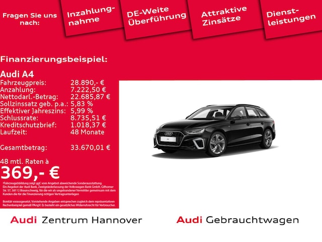 Audi A4 35 TDI Avant S-Tronic