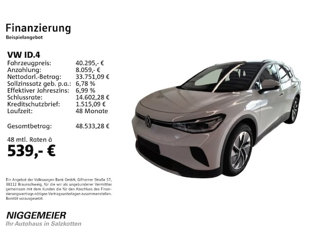 Volkswagen ID.4 77 KWh Performance Pro