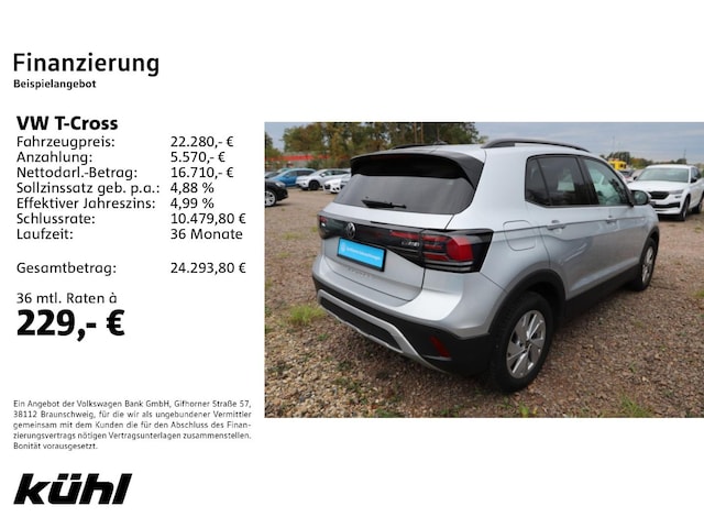 Volkswagen T-Cross 1.0 TSI Life